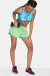 Zelocity Quick Dry Sports Bra With Removable Padding - Methyl Blue — thumbnail 4